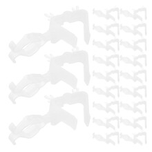 10St Witte Clips Voor LED Lichtsnoer Buiten Gebruik En Patio