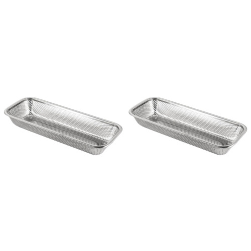 2Pièces Boîte À Couverts Stable Creative En Acier Argenté 2