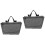 2Stk Grau Rollstuhl Seitentasche Volumen Polyester 3