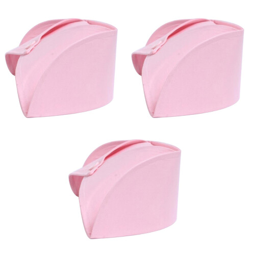 3Pièces Bandeaux Infirmière Rose Confortables Anti-Transpiration 2