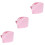 3Pièces Bandeaux Infirmière Rose Confortables Anti-Transpiration 5
