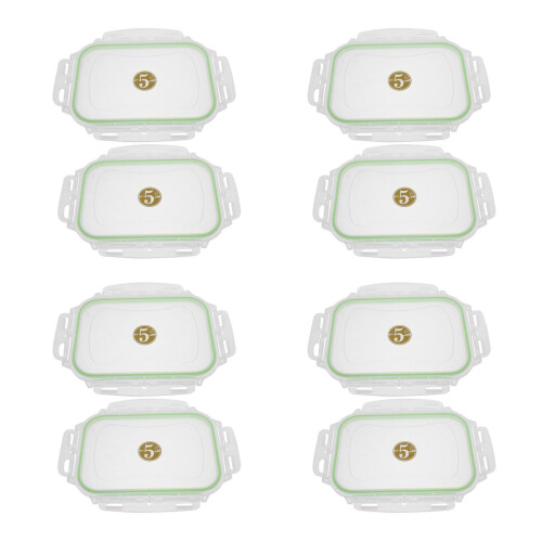 8Stk Langlebige Kunststoffdeckel Für Bento Box Und Eisbehälter 1