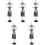 5Pièces Support -Boucles D'oreilles 3