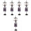 5Pièces Support -Boucles D'oreilles 4
