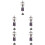 5Pièces Support -Boucles D'oreilles 6