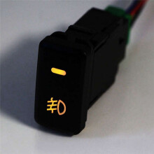 3Pcs Auto Retrofit Waterproof Toggle Fog Lamp with 4 for White Light