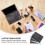 1Set Notebook Schutzfolie Mit Keyboard Cover Schwarz Aus PVC 4