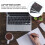 1Set Notebook Schutzfolie Mit Keyboard Cover Schwarz Aus PVC 5