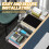 2 Stks Home Onder Bureau Lade Organizer Opbergdoos 3