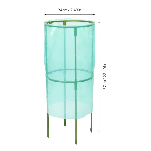 4Sets Groene Groentekooien - Wind- En Vorstbescherming Met Steunframe 1