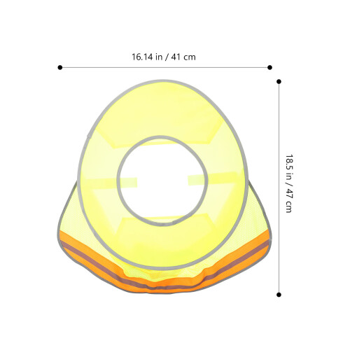 Gele Helm Zonnescherm Reflecterende Ademend Mesh Veiligheid 1