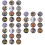 36Pièces Boutons Ronds DIY Multicolores Pour Accessoires 6