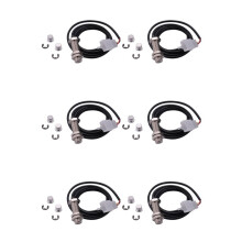 6X Sensor Cable for Motorcycle Digital Atv Odometer Speedometer Tachometer