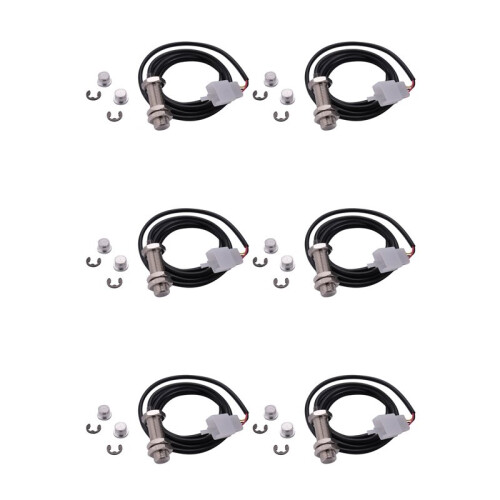 6X Sensor Cable for Motorcycle Digital Atv Odometer Speedometer Tachometer