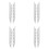 8Pcs Side Air Intake Vent Grille Covers Trim for  Grand Vitara 2006-2013 Replacement Covers 2
