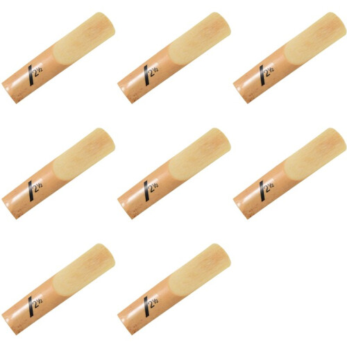 80Pcs Anches Clarinette Bb Anches 2.5 2-1/2 Force Pièces et Accessoires pour Instruments à Vent en Bambou
