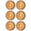 6pcs 150Mm 7 Inch Diamond 2 Row Segment Grinding Wheel Sanding Disc Sander Grinder Cup Abrasive Tools 22Mm Hole 1