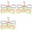 18Pcs 8-Shaped Plastic Non-Slip Hanger Space Saving Clothes Drying Rack Hanger Coat Hangers 2