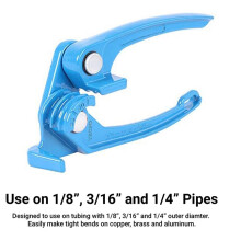 2pièces 1/8 Po 3/16 Po 1/4 Po Tube Cintreuse Tuyau D'Huile Tube Cintreuse Tube Carburant Frein AC Réfrigérant Ligne Outil de Cintrage