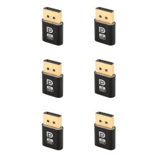 6X 4K Dummy Plug DP Display Adapter EDID Headless Emulator Accessoires de Bureau pour PC Video Card