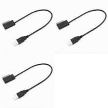 3X Adaptateur USB 35CM PC 6P+7P CD DVD Rom Convertisseur  Vers USB 2.0 Slimline  13 Pin Drive Cable pour PC Portable Notebook