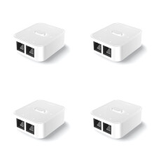 4X 2 Port RJ45 LAN CAT6 Selector 1000Mbps 2 in 1 Out /1 in 2 Out 2 in 1 OutRJ45 Network Splitter