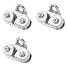 3X Roestvrijstalen Cam Cleat Boot Cam Cleats Fairlead Zeilen Zeilboot Kano Dinghy
