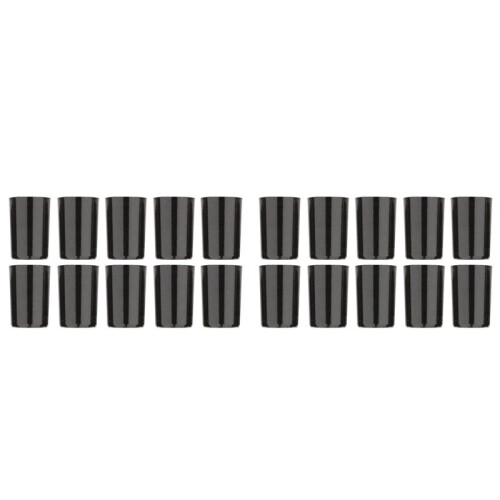 20 PCS  Iron Rubber Sleeve Black .370 Diameter Rubber Sleeve Height 19mm Iron  Ring