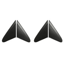 4x Cubierta de Moldura Triangular para Espejo de Puerta Exterior Izquierdo/Derecho para Cruze 2009-2014