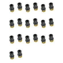 20x Buses D'Outil de Brosse Métallique en Laiton Convient pour Nettoyeurs à Vapeur SC1 SC2 CTK10 SC3 SC4 SC5 SC7 Accessoires de Remplacement