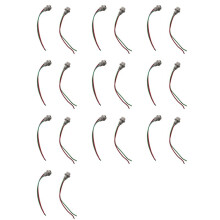 20X T10 Socket W5W Adapter Zacht Rubber Licht Lamphouder Auto Accessoires -Vrouw Draad Connector met Kabel