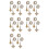 10X Ceiling Fan Pull Chain Fan Extension Chain Fan Chain Pulls Decorative 12 Inch Ceiling Fan Chain Extender Ornament B 1