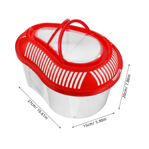 Plastic Reptiel Draagkooi Met Handvat 1