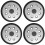 4pcs 5 Inch 8 Hole Hook and Loop Sander Pad,Replacement Sander Pad for  DW421/K, DW423/K DW426 1