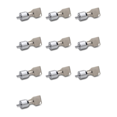 10X Desktop Computer Lock Computer Case Lock Anti-Theft Lock for Internet Cafe Office Management Lock