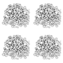 200 Packs Greenhouse Nuts and Bolts Square Bolts Nuts Greenhouse Repair Kit Parts Replacement Garden Supplies