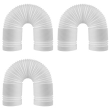 3X Draagbare Airconditionerslang, Universele Pijp Airconditioner Uitlaatslang 5,9 Inch Breed PVC-Kanaalverlenging (1,5 M)