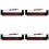4X Red 24 LED Car Vehicle Third Brake Stop Tail Light Lamp Bar  12V 1