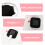 1Set PU Isolatie Warmer Met Wasbare Cover Beige 5