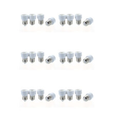 24x E27 to GU10 LED Light Socket Adapter Socket Adapter Lamp Bulb Converter White