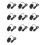 10X 12V DYP-2HD01 Vibration Sensor for Security Detecting, Car Anti-Theft System, Etc 1