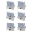 6X New 20A Analog Ampere Panel Meter Current Amp 1