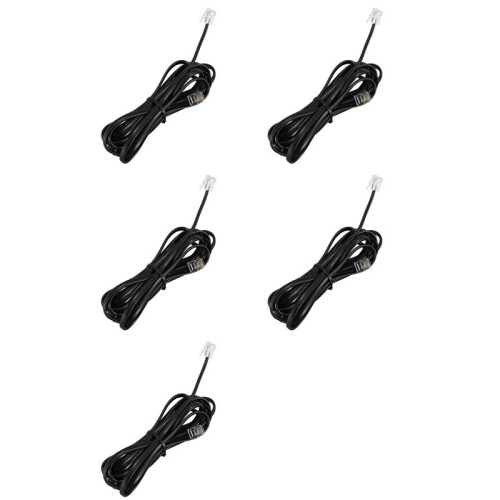 5X RJ11 6P4C Telefonkabelkabel ADSL Modem 3 Meter
