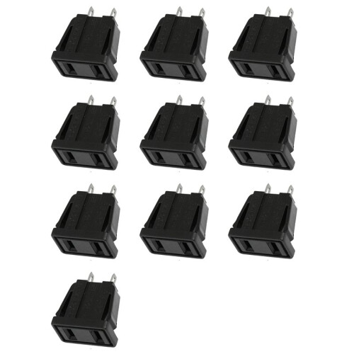 100 X US Type Panel Mounting AC Power Socket Outlet AC 250V 10A