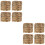 8Pièces Tressés Naturels Pour Banquet 6