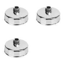 3pcs 84mm 14 Flutes Oil Filter Cap Wrench Socket Cup Tool for Vehicle Car