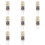 8X G4 Ampoule LED 1.5W 24 SMD 3014 Blanc Chaud 12V CC 1