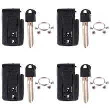 4x 2-Button Remote Key Case Shell and Blade for , Verso, Prius