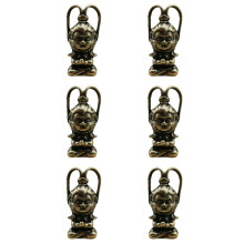 6X Copper Monkey King Figurine Sun Wukong Statue Decor Fish Tank Ornaments Housewarming Car Decoration Tea Pet