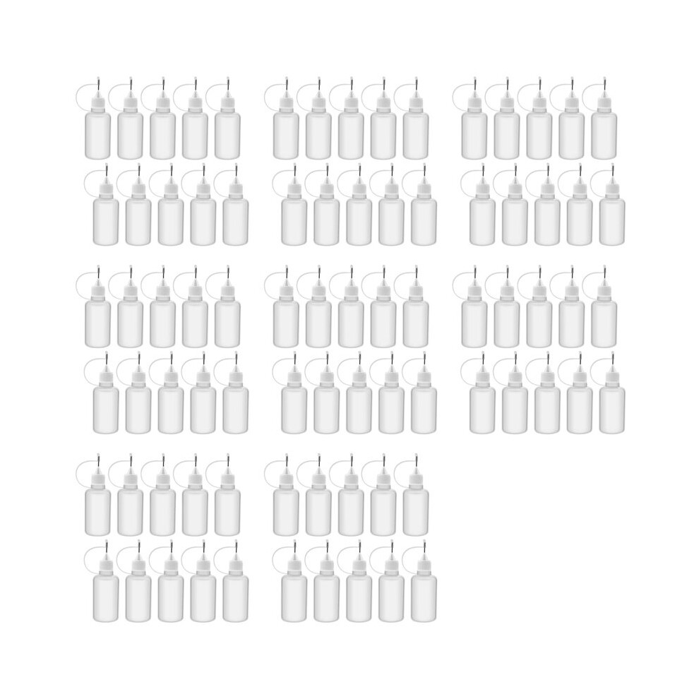 80Pcs 30Ml Plastic Squeezable Tip Applicator Bottle Refillable Dropper Bottles With Needle Tip Caps For Glue Diy 4713588322711